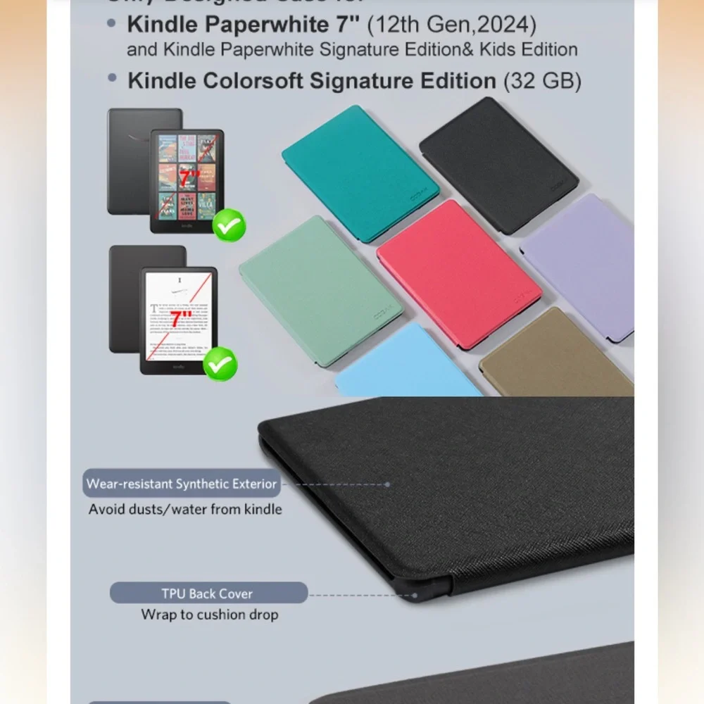 Cobak magnetic case for 7” kindle 12th generation